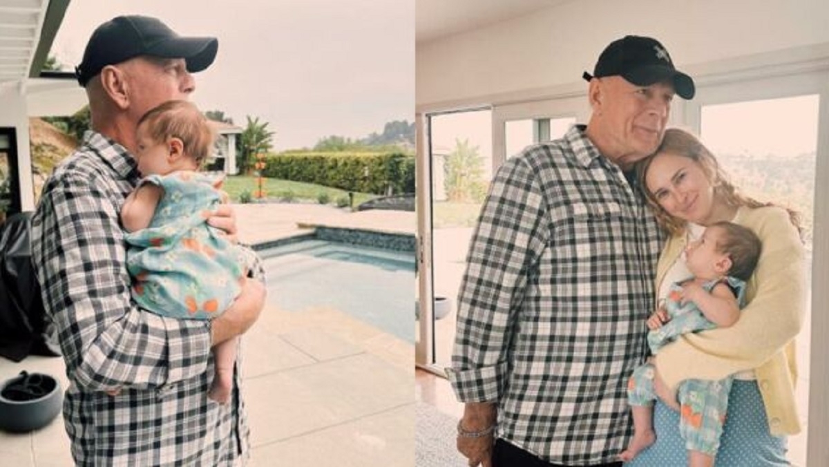 La fille de Bruce Willis publie des photos de sa petite fille dans les bras de son pre malade.