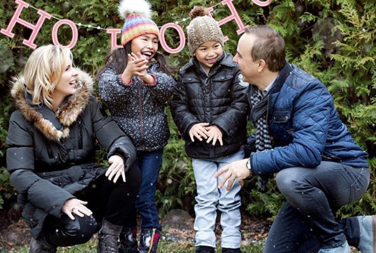 Gino Chouinard et sa famille offrent des touchants souhaits en ces temps de rjouissance