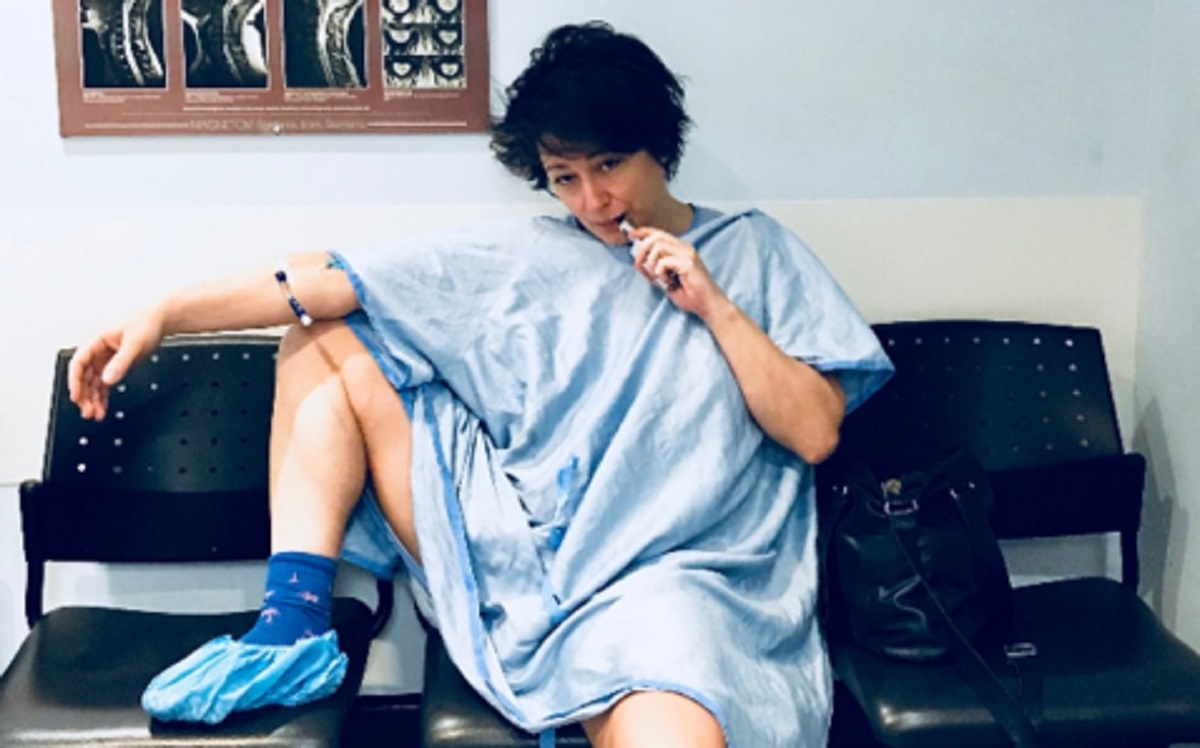 La photo d'Anick Lemay pour la couverture de son livre ne manque pas d'audace